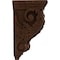 Ekena Millwork 3 1/2"W x 4"D x 7"H Small Acanthus Wood Corbel, Mahogany CORW03X04X07ACGM - alternate 3